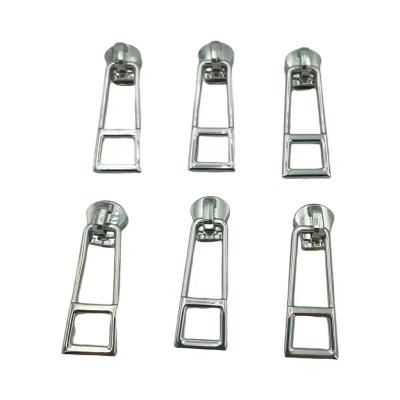 China Custom Fashion Apparel Slider Brand Decorative Metal Zipper Puller Other Logo Metal Zipper Puller for sale