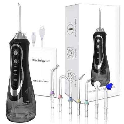 China Outdoor Cordless Portable Water Flosser with Water Flosser Tilts Oral Care Nozzle Jet Cavity Easy Travel Portable Water Flosser for sale