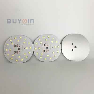 China China Whoesales Aluminum Aluminum Led PCB Led PCB DC12V 18W PCB For SMD2835 Led Bulb Round Led PCB for sale