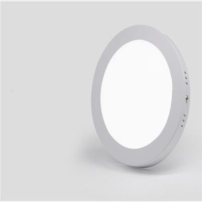 China Modern Round Led Indoor Surface Panel Light 18W AC85-265V Lampara Panel Led Driver Led SMD2835 Isolation Ceiling Lights for sale