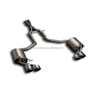 China Titanium Alloy Exhaust Catback for benz w204 c63 titanium exhaust catback W205 for sale