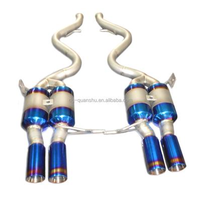 China Exhaust Catback For BMW M3 E90 E92 E93 S65 Titanium Exhaust Catback 63mm for sale