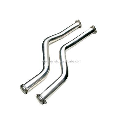 China Titanium Stainless Steel Muffler Downpipe For BMW E46 M3Titanium Exhaust Catback Donwpipe Xpipe Front Pipe Muffler Mid Pipe for sale