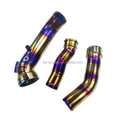 China Titanium Alloy Charge Pipe For BMW F87 M2 Titanium Shift And Boost Pipe Kits Titanium Exhaust for sale