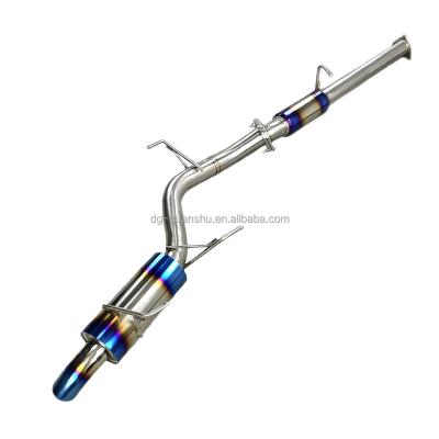 China Full Titanium GR1 Exhaust Catback For Honda S2000 Catback Muffler Js Style Exhaust Xpipe Front Pipe Muffler Titanium Catback Donwpipe Mid for sale