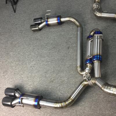 China Full GR 1 Titanium Exhaust Catback For Honda Civic IX Type R FK2 Titanium Exhaust Catback Muffler EK 4 EK9 for sale