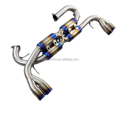 China Titanium Alloy Exhaust Muffler For Honda Acura NSX NA1 Titanium Exhaust Catback Muffler for sale