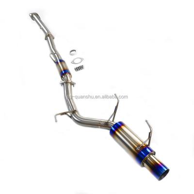 China Full Titanium GR1 Exhaust Catback For Honda S2000 AP1 AP2 Titanium Exhaust Catback Muffler EK4 EK9 Testpipe for sale