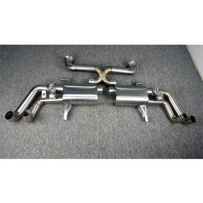 China Titanium Or SUS304 Exhaust Catback For Lamborghni LP610 Titanium Exhaust Catback Muffler LP570 for sale