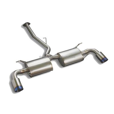 China Titanium Alloy Exhaust Catback For Mazda RX8 Titanium Exhaust Catback for sale