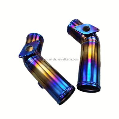 China Titanium Intercooler Top Pipes For Nissan GT-R R35 Exhaust Xpipe Front Pipe Muffler Pipe Titanium Catback Mid Donwpipe for sale