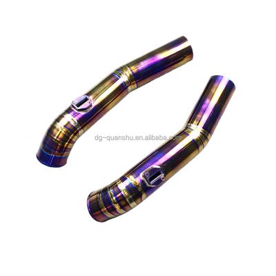 China Titanium Air Intake Pipe Kits With MAF Sensor For Nissan GT-R R35 Exhaust Xpipe Front Pipe Muffler Pipe Titanium Catback Mid Donwpipe for sale