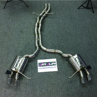 China Full Titanium GR1 Exhaust for Porsche Macan 3.0T Catback Exhaust Pipe Xpipe Front Pipe Muffler Titanium Catback Donwpipe Mid for sale