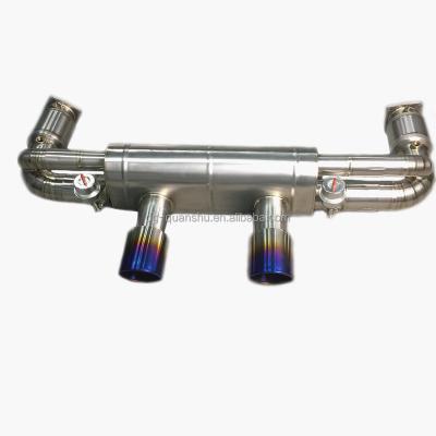 China Full Titanium Exhaust Muffler For Porsche 911 Carrera T 3.0T 991.2 Titanium Exhaust Catback for sale