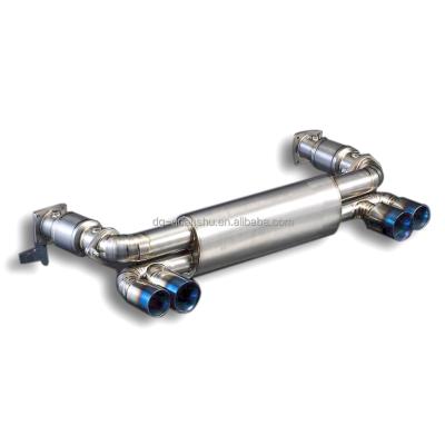 China Titanium Full Exhaust GR1 Titanium For Porsche 911 Type Turbo And GT2 996 Single Box Muffler for sale