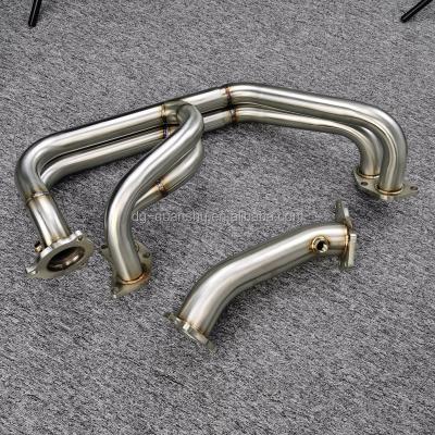 China Stainless Steel 304/Titanium Alloy Equal Length Header For Subaru WRX STI Manifold With UP Pipe for sale