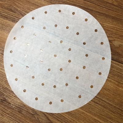 China Good Quality Waterproof Customized Silicone Household Heat Resistance Round Steamer Steaming Paper for sale