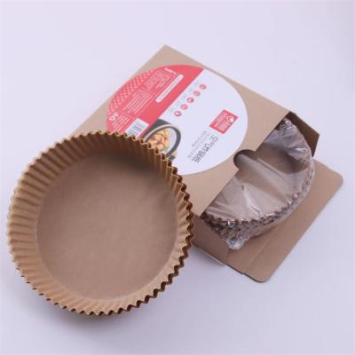 China Good Quality Customized Silicone Household Heat Resistance Round Air Fryer Greaseproof Paper for sale