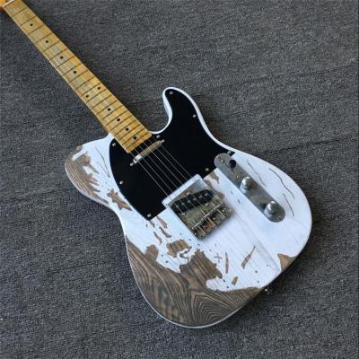 China Vintage relic gitar guitars electro electric guitar electricas style guitarra guitarra handcrafted heavy mahogany guiter for sale