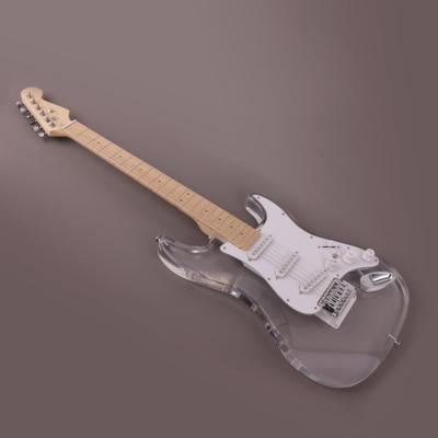 China Good quality LED gitar guitars Start St Light electro electricas electric guitar guitarra acrylic blue guiter guitarra for sale