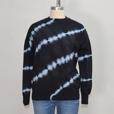 China Classic Anti-Wrinkle ECO Pad Sweater Tie Dye Knitwear for sale