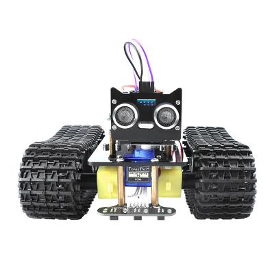 China Newest Hardware Open Source Mini Tank Robot Tank Chassis IDE C++ Programming Microcontroller ATmega328 Starter Kit Smart Robot Robot Car for sale