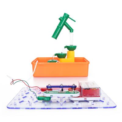 China STEM Toy Kids DIY Trick Science Kit Development Tools Experiment Electronic Bricks Blocks Running Water Fountain Creative Toy for sale