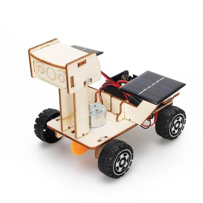 China STEM Electronic Education 2022 Solar Kit Building Robot DIY Toys Science STEM Kit 3D Kit Solar Educational Wooden Puzzle Starter Kit For Kids for sale