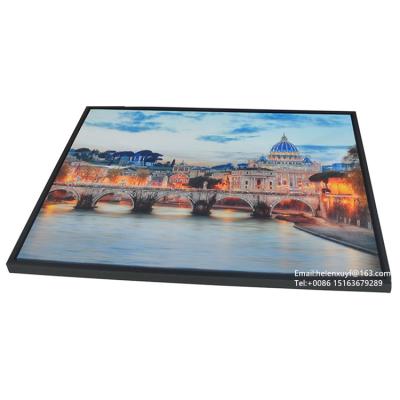 China Venice Classic Style 50x70cm Black Framed Canvas Art Print Wall Picture Frame for sale