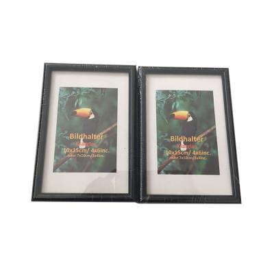 China Classic Manufacturers Wholesale Classic Plastic Photo Frame Black Frame For Sale for sale