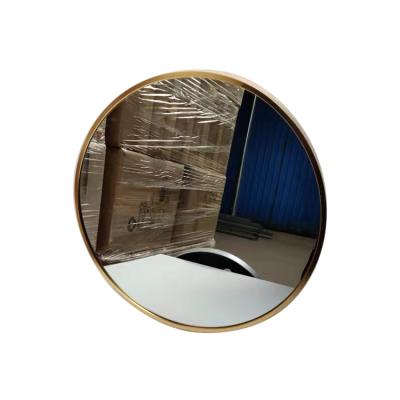 China 2021 Living Room Simplicity Modern Mirror Gold Wall Mounted Mirror For Home Bathroom for sale