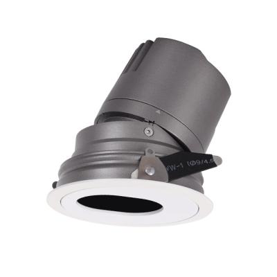 China Commercial / Modern COB Beam Angle Adjustable Recessed Downlight Anti Glare Led Spotlight for sale