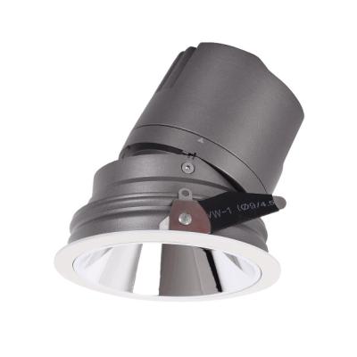 China Commercial/Modern Temperature 2700/3000/4000/6000K Black White Sliver Color Interior Cup Reflectors Recessed Aluminum Spot Light for sale