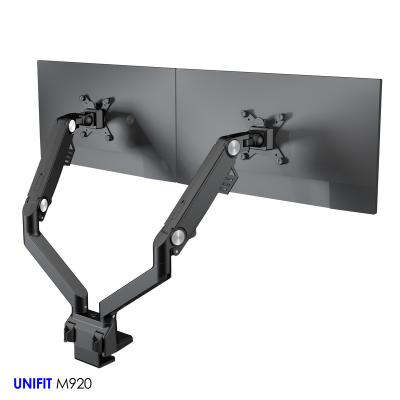 China Dual Home Office Monitor Computer Desk Arm Monitor Stand for sale