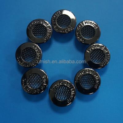 China Different Sizes Nickel Free Full Range Metal Mesh Eyelet With Logo For Garment for sale