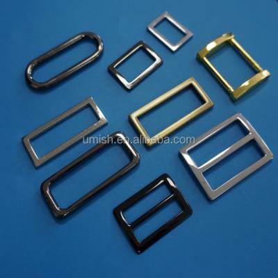 China Tri Glide Nickel Free Zinc Alloy Square Metal Adjustable Buckle for sale