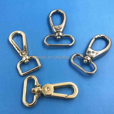 China Shiny Zinc Alloy Nickel Free Metal Dog Lock Dog Hook Buckle for sale