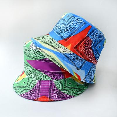 China NEW JOINT Bucket Hat Fashion Colorful Leisure Women's Outdoor Double Sided Sport Hat Men for sale