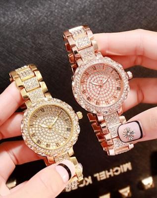 China Fashion\Wholesale Luxury Popular Women's Wrist Rhinestone Dress Watches Ladies Full Diamond Quartz Watches Luxury Charms for sale