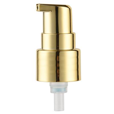 China Non Spill 20/410 Gold UV Cream Pump Treatment Pump For Cosmetics for sale