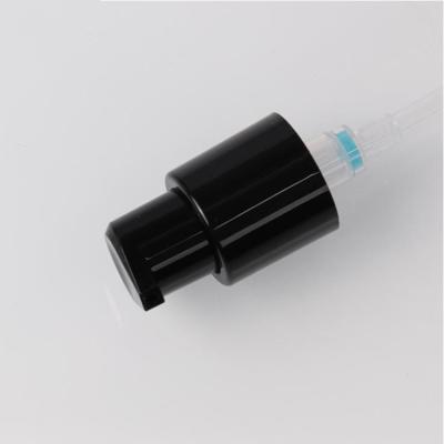 China Spill No 18/410 20/410 22 /410 ​​24/410 Plastic Outer Spring Black Treatment Pump Cream Pump 20mm for sale