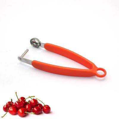 China Viable Stainless Steel Cup Remover Cherry Olive Pitter Cherry Corer Portable Cherry Pitter Tool for Homeware for sale