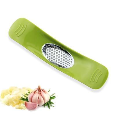 China Best Viable Selling Products In Amazon Kitchen Tool Plastic Garlic Rocker Grinder Meat Grinder Press Dishwasher Safe for sale