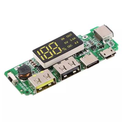 China Boost Dual USB 18650 ORIGINAL digital charging module 5V2.4A 2A 1A lithium battery charging module with display for sale