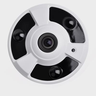 中国 H.265 3.0MPの星明かり2.1mmの赤外線Fisheye IPのカメラのfisheyeの監視カメラ 販売のため