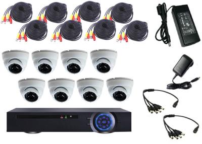 China Night Vison House Security DVR CCTV Kit , CCTV Home Security Kits Linux OS for sale