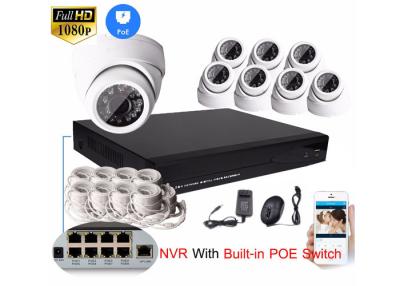 China HD 1080P 8CH NVR Haube Cctv-Kamera-Ausrüstung SATAs HDD der IP-Kamera-NVR Ausrüstungs-2mp Aufnahme zu verkaufen