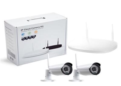 China 1 sistema de la cámara de seguridad del almacenamiento 2PCS de SATA, equipos al aire libre inalámbricos de la cámara CCTV en venta