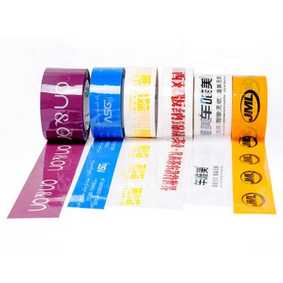 China Factory Packing Waterproof Welcome Custom Printed Adhesive Tape for sale