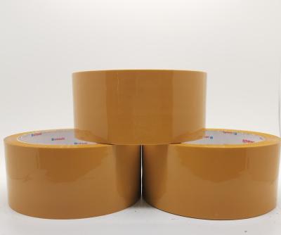 China Waterproof adhesive packaging based on high quality strong acrylic low noise yellow OPP BOPP tape for sale